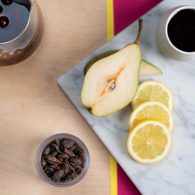 opis smaku Rwanda Cascara